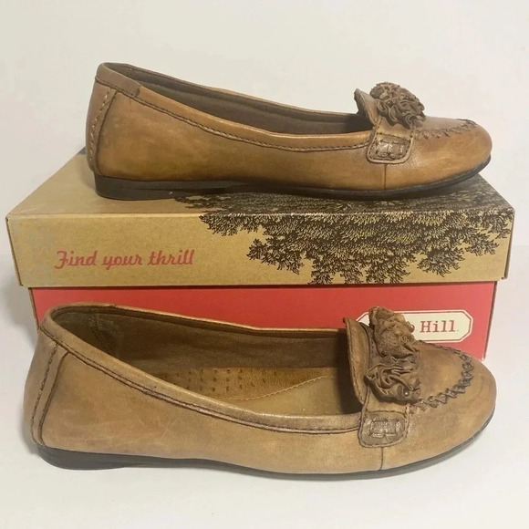 Cobb Hill by New Balance Women 7M Brown Leather Elaine Slip On Loafer Shoe - Picture 3 of 10